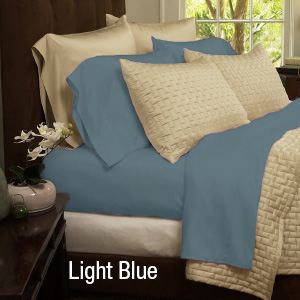 4-Piece Set: Super-Soft 1800 Series Bamboo Fiber Bed Sheets-  $34.99 with Free Shipping